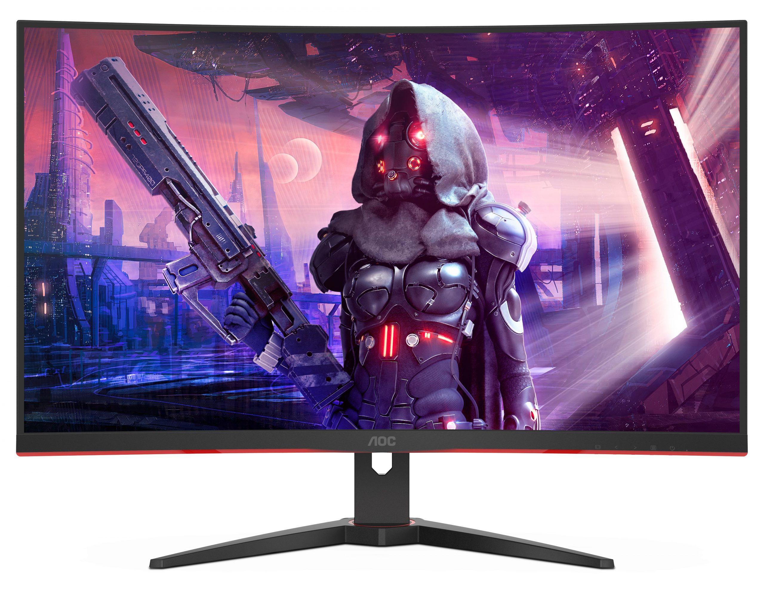 Aoc c32g2ae | 80cm (31. 5") | 1920x1080 | 165hz | va | freesync premium | ukrivljen gaming monitor 1 Aoc c32g2ae 31. 5'' 165hz ukrivljen gaming monitor komponentko