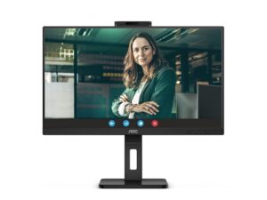 AOC Q27P3CW | 68,6 cm (27,0") | 2560x1440 | 75Hz | IPS | 4ms | 2xHDMI DisplayPort USB-C | 65W | 4xUSB3.2 | Pivot | Kamera | Zvočniki | 2x5W | 3H | AdaptiveSync | RJ45 | Monitor