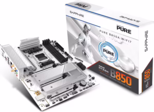 Sapphire PURE B850A WIFI 7 | AMD B850 AM5 ATX DDR5 | PCIe 5.0 M.2 | WiFi 7 | Bela Matična Plošča