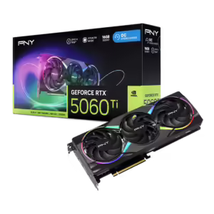PNY RTX 5060 Ti VERTO OC Dual Fan 16GB | GDDR7 | 1xHDMI 3xDisplayport | Grafična Kartica