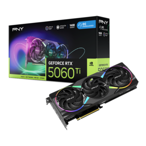 PNY RTX 5060 Ti VERTO Dual Fan 8GB | GDDR7 | HDMI 3xDisplayport | Grafična Kartica