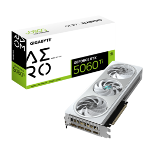 Gigabyte GeForce RTX 5060 Ti Aero OC 8GB | GDDR7 | Bela Grafična Kartica