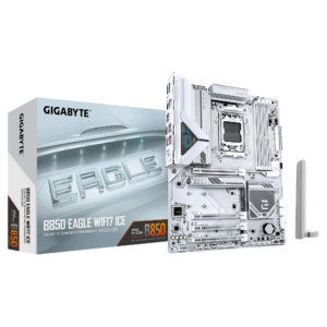 Gigabyte GA-B850 EAGLE WF7 ICE | AM5 | DDR5 | ATX | Bela Matična Plošča