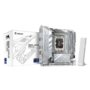 GIGABYTE B860I AORUS PRO ICE | LGA 1851 | DDR5 | MITX | Bela Matična Plošča
