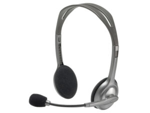 LOGITECH H110 | Mikrofon | Sive | Stereo Slušalke