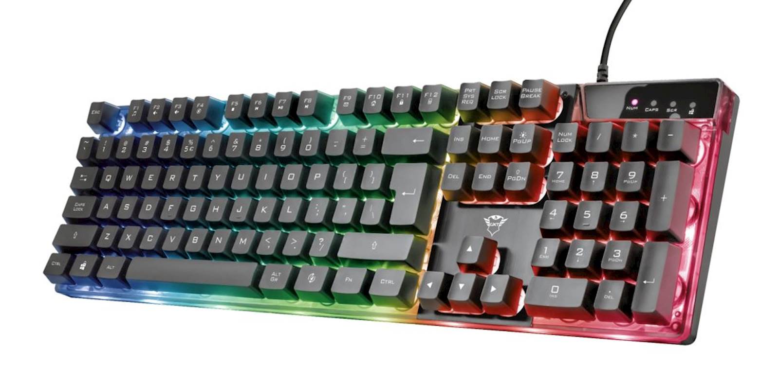 Trust gxt 835 | rgb črna | gaming tipkovnica 1 Trust gaming tipkovnica gxt 835 komponentko