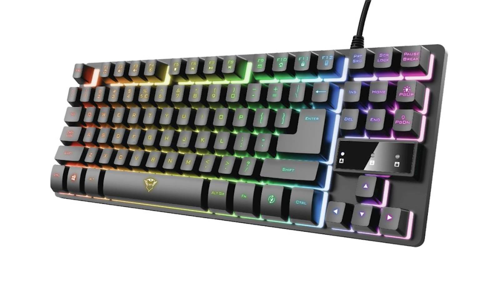 Trust gxt 833 thado | rgb črna | gaming tipkovnica 1 Trust gaming tipkovnica gxt 833 thado komponentko
