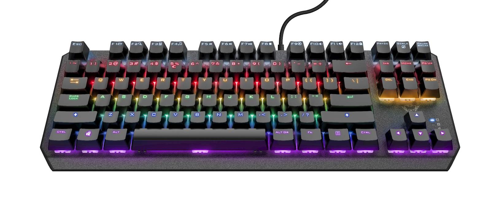Trust gxt 834 callaz | rgb črna | gaming tipkovnica 1 Trust gaming tipkovnica gxt 834 callaz komponentko