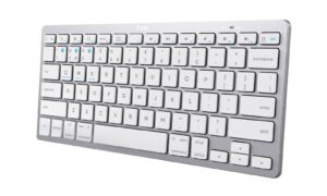 TRUST TIPKOVNICA ZA PC/PRENOSNIK/TABLICO/TELEFON | BLUETOOTH | Bela | Tanka Tipkovnica