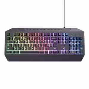 TRUST GXT 836 EVOCX | RGB Črna | GAMING TIPKOVNICA