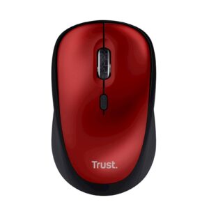 TRUST YVI+ ECO | BREZŽIČNA | RDEČA | MIŠKA ZA LEVIČARJE IN DESNIČARJE