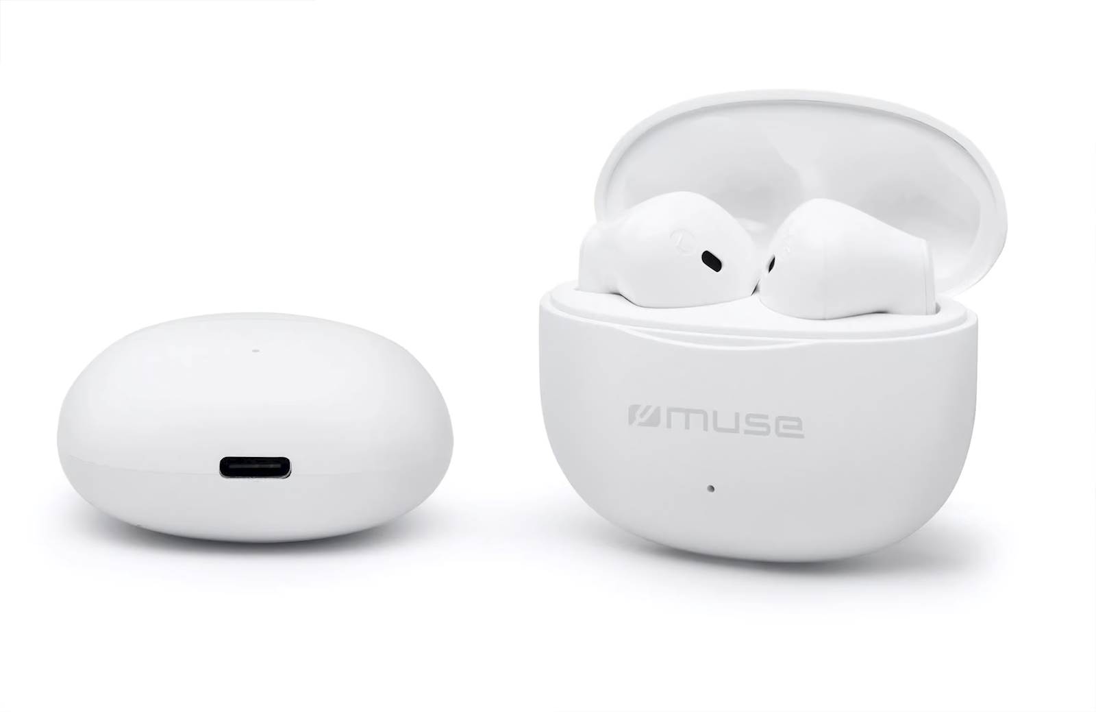 Muse slušalke m-270 tws | brezžične | bela | ergonomične slušalke 1 Muse bluetooth slušalke m-270 tws komponentko