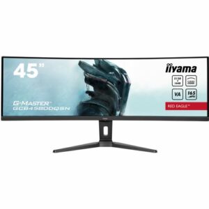 Iiyama G-MASTER GCB4580DQSN-B1 | 113cm (45") | 5120x1440 | 32:9 | DQHD | 165Hz | 0,8ms | HDMI DP USB-C | Črna | Ukrivljen Monitor