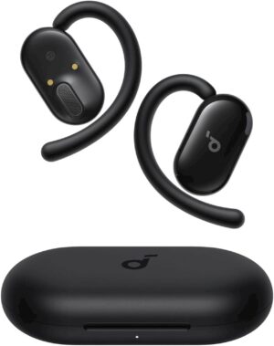 Soundcore V20i | Open-Ear Bluetooth 5.4 | 16 Mm BassUp | IP55 | 36 H | Črne Brezžične Slušalke