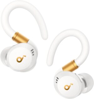 Soundcore Sport X20 | Bluetooth 5.3 | ANC | IP68 | Do 48 Ur | Bele Brezžične Športne Ušesne Slušalke