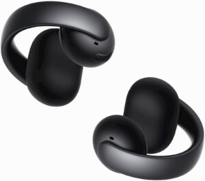Soundcore AeroClip | Bluetooth 5.4 | Open-Ear Clip-On | 12 Mm Gonilniki | 4 AI Mikrofoni | Črne | Brezžične Slušalke
