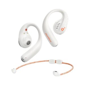 Soundcore AeroFit Pro | Open-Ear | LDAC | IPX5 | Do 46 Ur Avtonomije | Bele BT Ušesne Slušalke