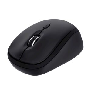 TRUST Yvi+ Compact Multi | Brezžična Miška | Bluetooth + 2.4 GHz | Tiho Delovanje | 1600 DPI | Črna | Miška
