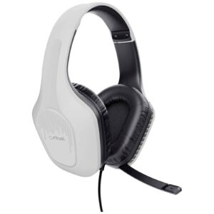 Trust Gaming GXT 415PS Zirox | PS5 | Bele | Žične Over-Ear Gaming Slušalke Z Mikrofonom