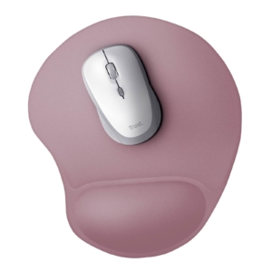 Trust Bigfoot 26013 | Ergonomska Gel Podloga Za Miško | Roza | Podloga Za Miško