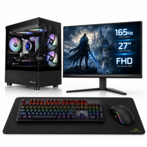 Komponentko Gaming Core RTX 3050 | Ryzen 5 5500 16 GB 1 TB NVMe | 27" 165Hz FHD Komplet | Gaming Namizni Računalnik