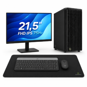 Komponentko Workstation Performance | Intel Core i5 14400 | GeForce GT 710 | 16 GB RAM | 500 GB NVMe | 21,5″ FHD IPS 75Hz Ergonomični Monitor | Logitech MK470 | Zmogljiva Delovna Postaja
