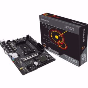 SAPPHIRE A520M-E | AMD A520 | AM4 | Micro-ATX | DDR4 Matična Plošča