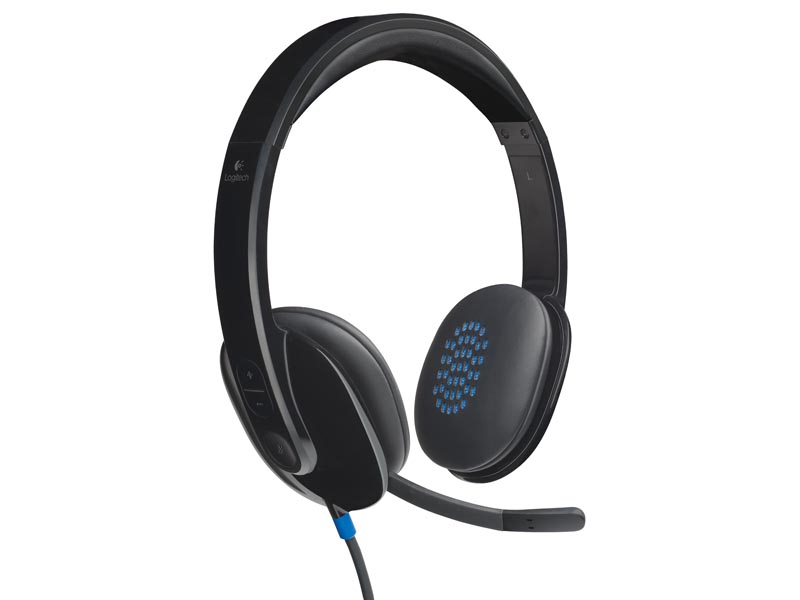 Logitech h540 | usb | mikrofon | stereo slušalke 1 Logitech h540 usb z mikrofonom slušalke komponentko