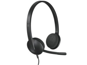 LOGITECH H340 | USB | Mikrofon | Črna | Lahke Slušalke