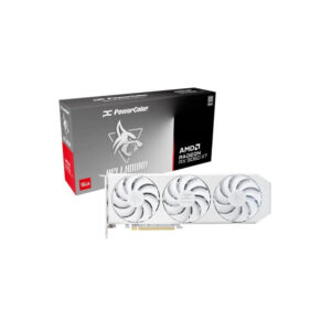 PowerColor RX 9060 XT 16GB Hellhound Spectal White OC | GDDR6 | 3 Fan | Bela Grafična Kartica