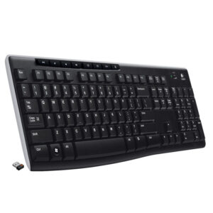 LOGITECH K270 | Brezžična | Črna | SLO g. | Tipkovnica z Multimedijskimi Tipkami