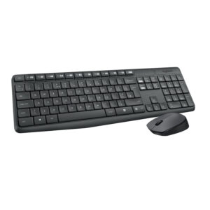 LOGITECH MK235 | Brezžična | Črna | Poslovna Tipkovnica in Miška