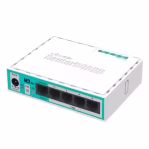MikroTik hEX Lite RB750R2 | 5-Port 10/100 | 850 MHz | 64 MB RAM | RouterOS L4 | Usmerjevalnik-Router