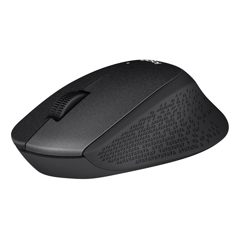 Logitech m330 silent plus | brezžična | optična | črna | ergonomska miška 1 Logitech m330 silent plus brezžična optična črna miška komponentko