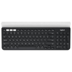 LOGITECH K780 | Brezžična | Črno-Bela | SLO g. | Tiha Tipkovnica