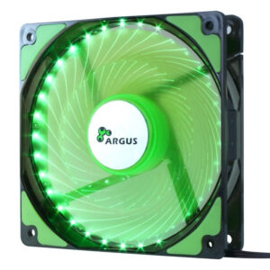 INTER-TECH Argus L-12025 GR | 120mm | Zelen LED | Zračno Hlajenje