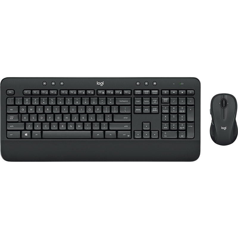 Logitech mk545 advanced | brezžična | črna | slo gravura | tipkovnica + miška 1 Logitech mk545 advanced brezžična črna slo tisk tipkovnica + miška komponentko