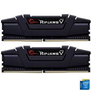 G.SKILL Ripjaws V | 16GB (2x8GB) | 3600MHz | DDR4 | 1.35V | CL18-22-22-42 | F4-3600C18D-16GVK | RAM Pomnilnik