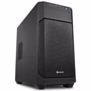 SHARKOON V1000 | Micro-ATX | Črna | Gaming Ohišje