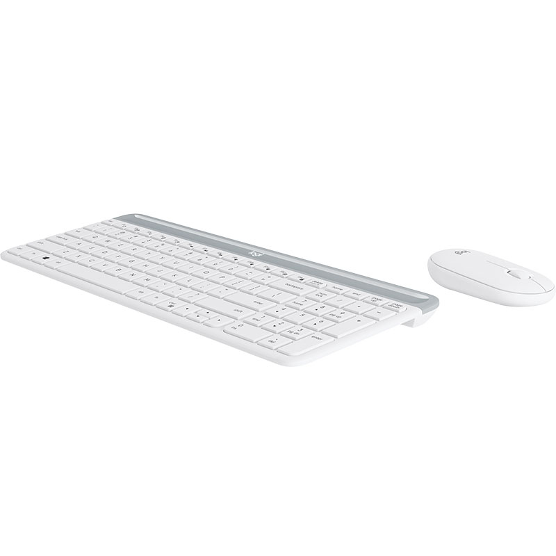 Logitech mk470 slim combo | brezžična | bela | tipkovnica in miška za poslovno delo 1 Logitech mk470 slim combo brezžična bela tipkovnica + miška komponentko