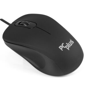 PCplus M10L | USB | Črna | Miška