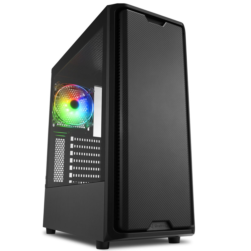 Sharkoon sk3 | rgb | atx | okno | črno | gaming ohišje 1 Sharkoon sk3 rgb atx okno gaming črno ohišje komponentko