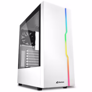 SHARKOON RGB SLIDER | ATX | Kaljeno Steklo | Črno Računalniško Ohišje