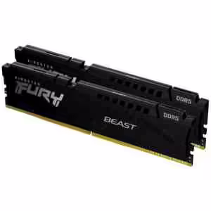 KINGSTON Fury Beast | 32GB (2x16GB) | 5200MHz | DDR5 | KF552C40BBK2-32 | RAM Pomnilnik