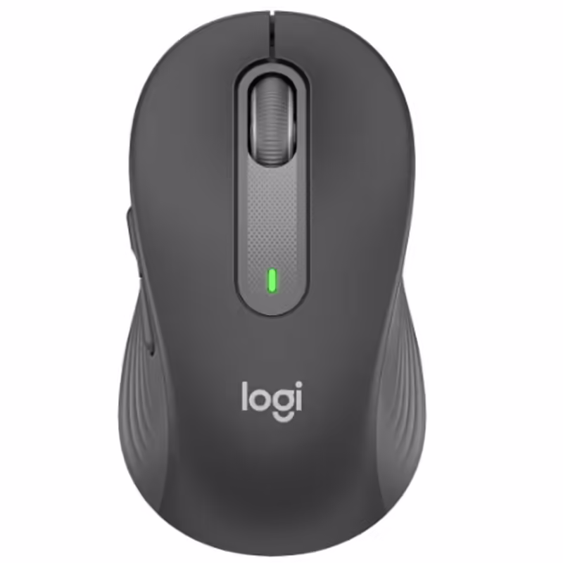 Logitech signature m650 | brezžična | črna | optična miška 1 Logitech m650 brezžična optična črna miška komponentko