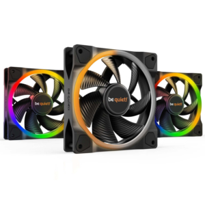 be quiet! Light Wings BL076 | Triple Pack | 3x 120mm ARGB | 4-Pin PWM | Črn | Ventilatorji Za Ohišje