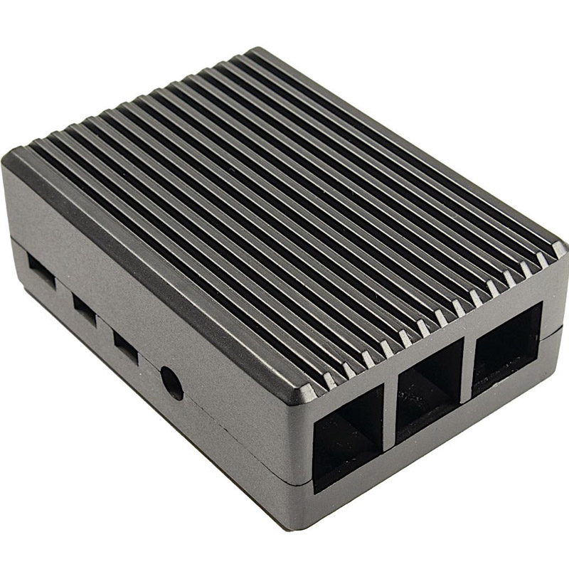 Inter-tech ods-716 za raspberry pi 4 | črna | ohišje 1 Ohišje inter-tech ods-716 za raspberry pi 4, črno komponentko