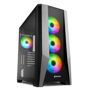 SHARKOON TG7M | RGB | ATX | Okno | Črno | Gaming Ohišje