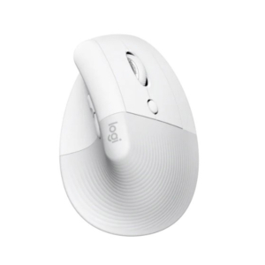 Logitech Lift | 57° Navpična Ergonomija | Bluetooth In Logi Bolt | 400–4000 DPI | Bela Brezžična Optična Miška