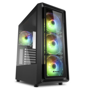 SHARKOON TK4 | RGB | ATX | Kaljeno Steklo | Črna | Gaming Ohišje